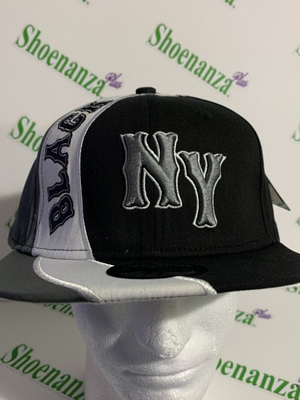 Headgear Classics Hat Fitted Negro League New York Black Yankees Tisa Cap 7 3/4